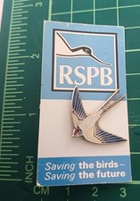 Swallow RSPB Enamel Pin Badge