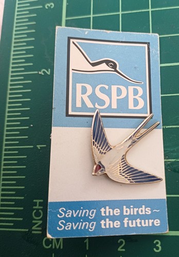 Swallow rspb enamel pin badge - swallow,