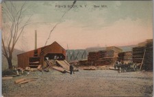 Fish's Eddy NY Saw Mill c1900s