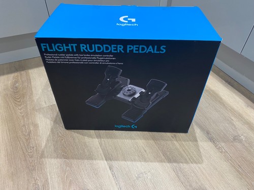 Logitech flight rudder pedals - rudder,