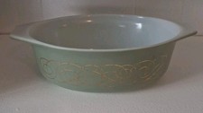 Vintage Pyrex Golden Scroll