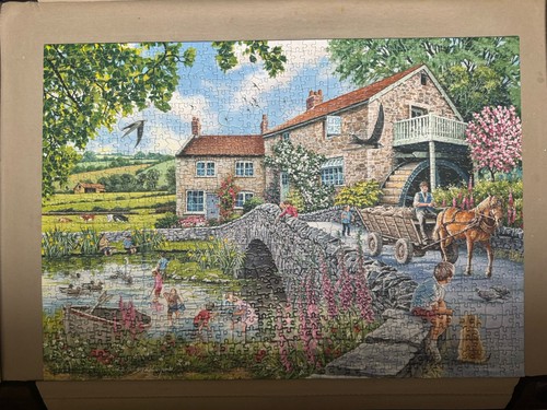 House puzzles old mill - puzzles,