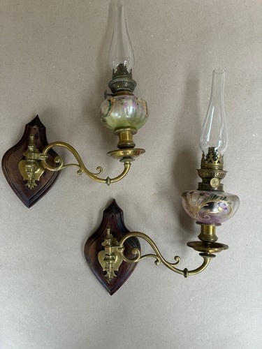 Pair antique wall - of,