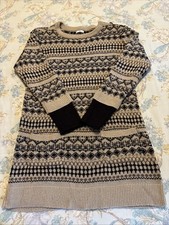 Jumper Dress Patterned Size 10/12 Cotton Traders