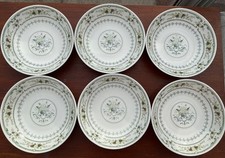 Royal Doulton Provençal Cereal, Dessert bowls x 6 Vintage 