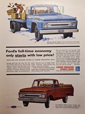 1962 Ford Trucks Print Ad -