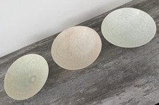 Chinese Song / Yuan Dynasty Style Celadon Glazed Bowls x3