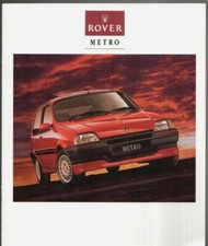 Rover Metro 1990 UK Market