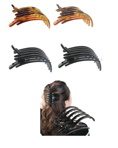 Side claw clamp hair clip - 2x,
