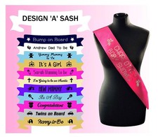 Personalised New Baby Satin