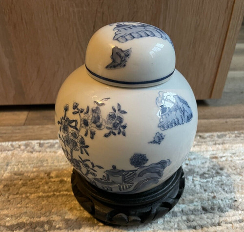 Vintage chinese ginger jar - vintage,
