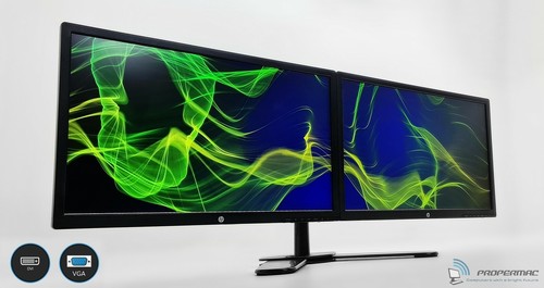Dual monitor screen bundle - dual, 46"