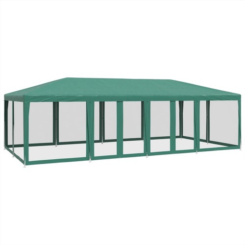 Party tent with mesh sidewalls - with,