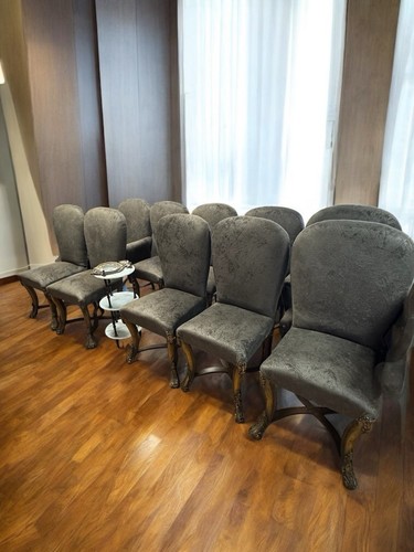 10pc velvet dining chair set - 10pc,