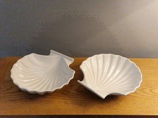 Two Clam Shell Dishes. Oven And Microwave Safe.