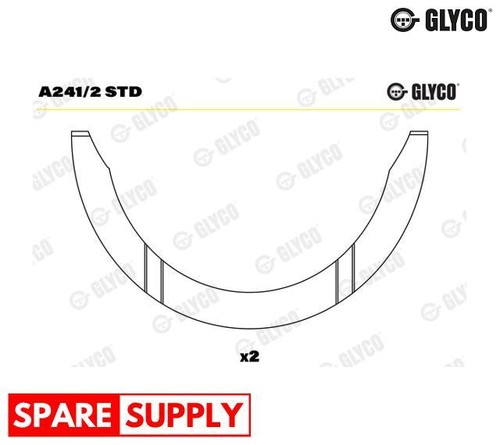 Thrust washer crankshaft - washer,, for
