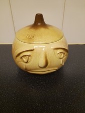 Genuine Sylvac Crying Onion Face Pot 4756 - English Made 