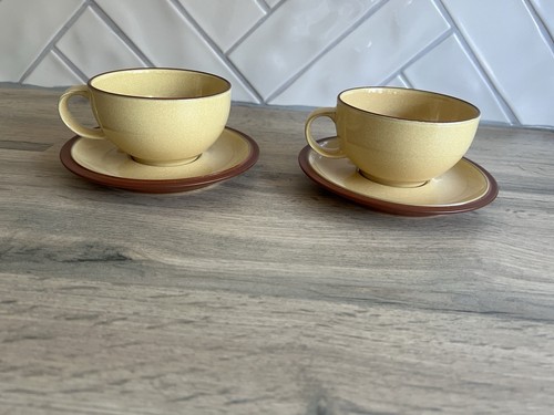 Denby pottery tea cup saucer - pottery,