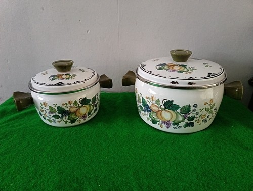 Baumann enamel casserole - baumann,