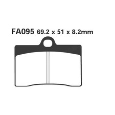 EBC FA095HH Brake Pads Pair