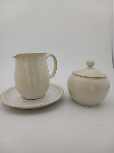 Denby linen sugar bowl - denby,