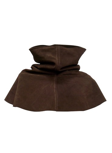 Brown quality suede leather - brown, suede/leather