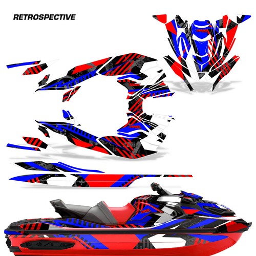 Jet ski graphics decal - ski, sticker