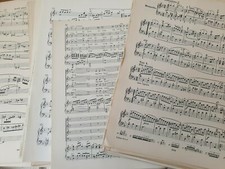25 x Vintage Sheet Music Paper SHEETS A4Ish .CRAFTS ART DECOUPAGE scrapbooking