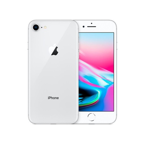 Apple iphone 64gb silver - iphone,