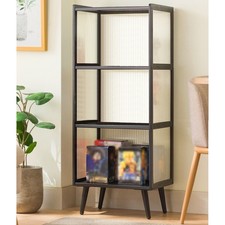 Acrylic Figure Model Display Cabinet Storage Shelf Bookcase Organizer Unit