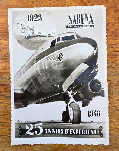 Vintage 1948 sabena airlines - 1948,