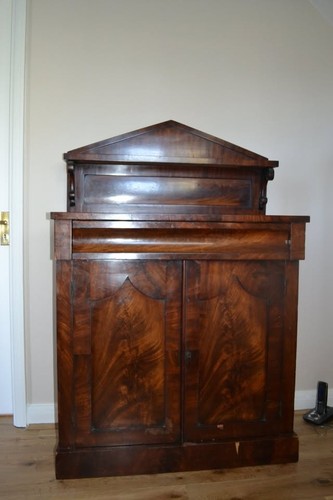 Antique mahogany chiffonier - mahogany,