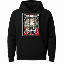 Metallica James Hetfield Comic Pop Guitar Skull Unisex Adults & Kids Hoodie