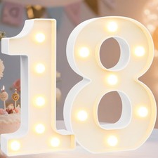 Decorative Led Light Up Number