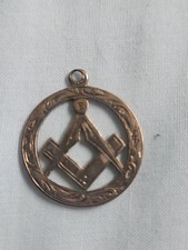 9ct Solid Gold Masonic Pendant