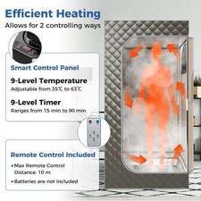 Portable steam sauna home full - portable,