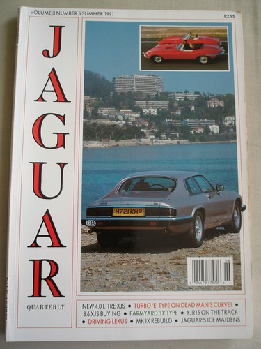 Jaguar quarterly summer - jaguar, 1991