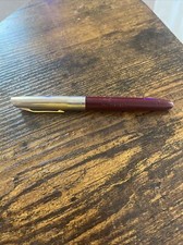 vintage mentmore fountain pen Glorial GI burgundy 
