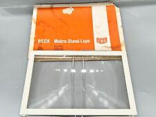 VINTAGE BECK BRANDED MAKRO STAND LUPE MAGNIFYING GLASS TABLE STAND