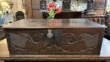 18th Century Oak Bible Box