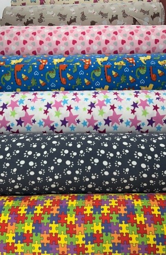 Printed anti pil - printed, fleece
