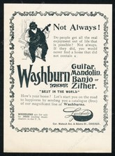 1894 Washburn banjo guitar
