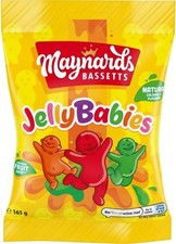 Maynards Bassetts Jelly Babies Fruity and Chewy Classic Sweets 165 g (Pack of 1)