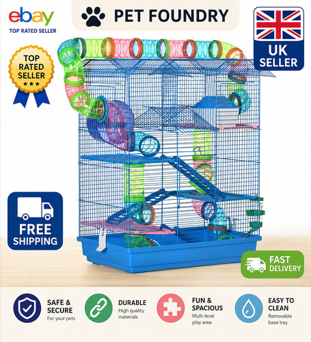Pawhut tiers hamster cage - hamster,