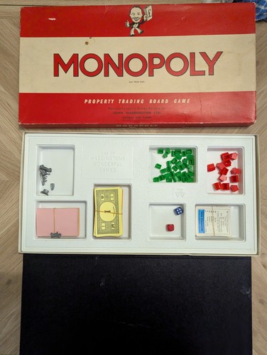 Vintage monopoly board - vintage,