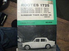 hillman minx gazelle rapier