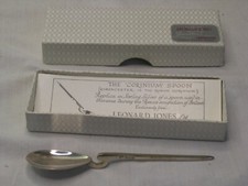 1 vintage Leonard Jones Jewellers   Sterling silver replica " Corinium" Spoon 