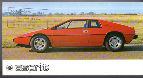 Lotus esprit 1975 1976 uk - lotus, s1