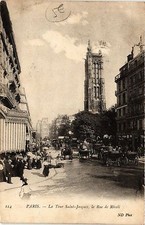 Old postcard Paris 4th La Tour
