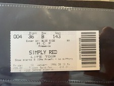 Simply Red   Ticket 1996